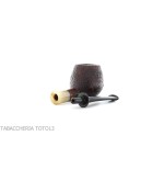 Gabriele Pipemaker pipe shape Small Apple sandblasted briar Turtle line - Tobacco Pipes - Natural root