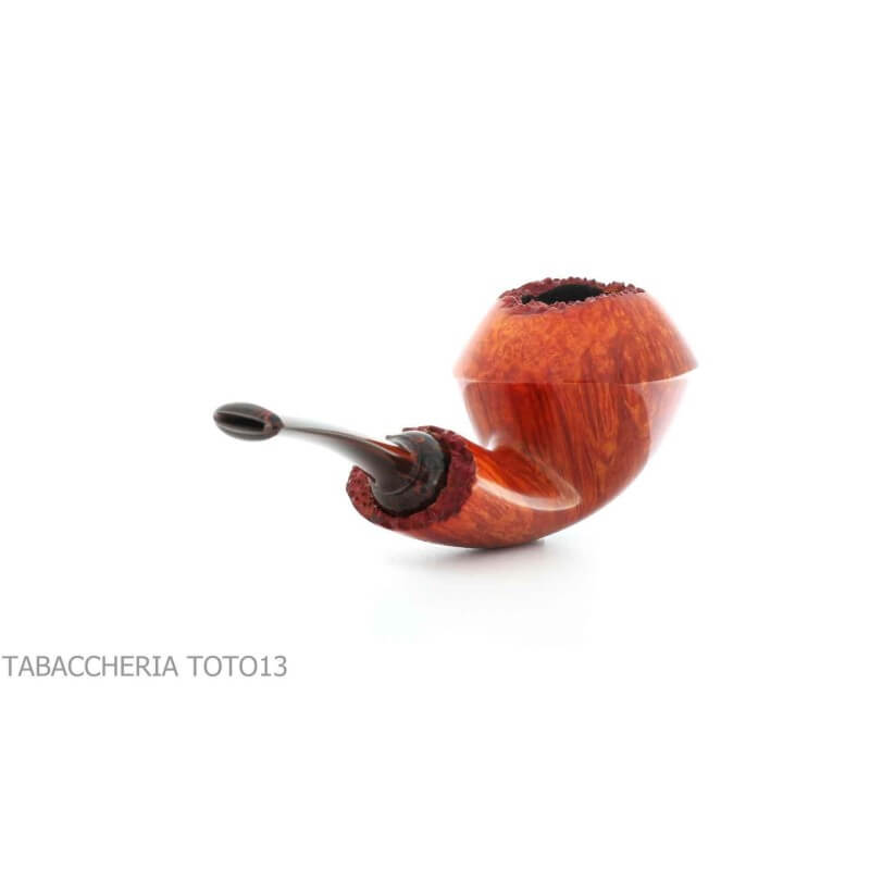 Pipe Gabriele Pipemaker forme rhodésienne courbe ligne de nautile - Gabriele Dal Fiume Pipemaker
