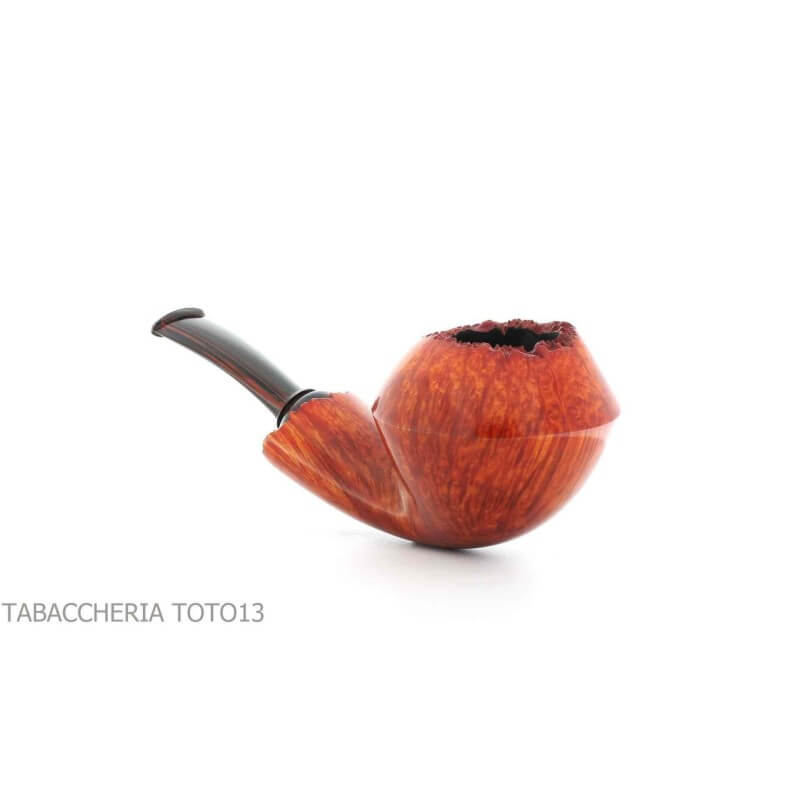 Pipe Gabriele Pipemaker forme rhodésienne courbe ligne de nautile - Gabriele Dal Fiume Pipemaker