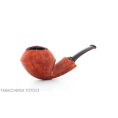 Gabriele Pipemaker pipe Rhodesian shape curved nautilus line - Tobacco Pipes - Natural root