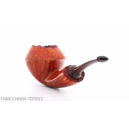 Pipa Gabriele Pipemaker Línea de Nautilus curva de forma de Rhodesia - Pipas de Tabaco