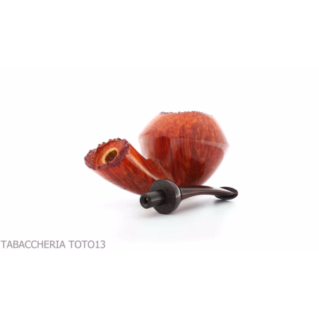 Pipa Gabriele Pipemaker Línea de Nautilus curva de forma de Rhodesia - Pipas de Tabaco
