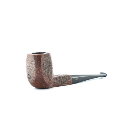 Brebbia Liberty pipe billiard panel shape sandblasted - Tobacco Pipes - Natural root