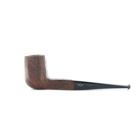 Brebbia Liberty pipe billiard panel shape sandblasted - Tobacco Pipes - Natural root