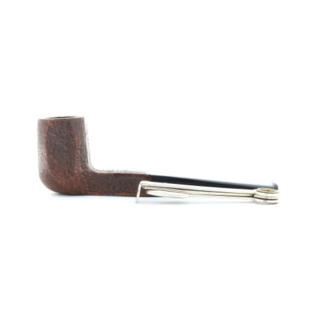 Brebbia Liberty pipe billiard panel shape sandblasted - Tobacco Pipes - Natural root