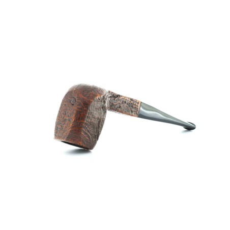 Pipa Brebbia Liberty forma de panel de billar pulido con chorro de arena - Pipas de Tabaco