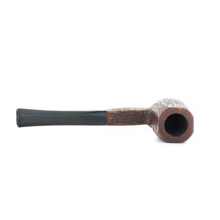 Brebbia Liberty pipe billiard panel shape sandblasted - Tobacco Pipes - Natural root