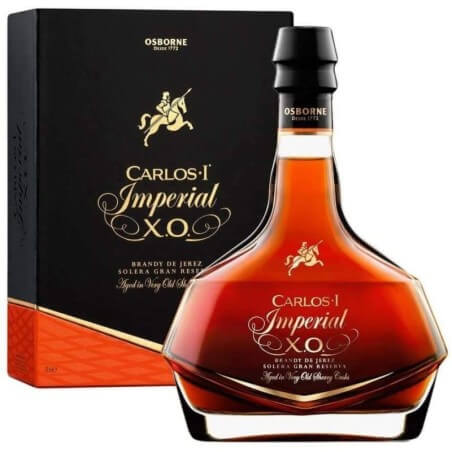 Carlos I XO imperial Vol.40% Cl.70 Osborne Brandy Brandy