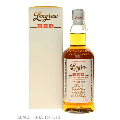 Longrow Red Malbec cask 10 Y.O. limited edition Vol.52,5% Cl.70 - Spiritueux