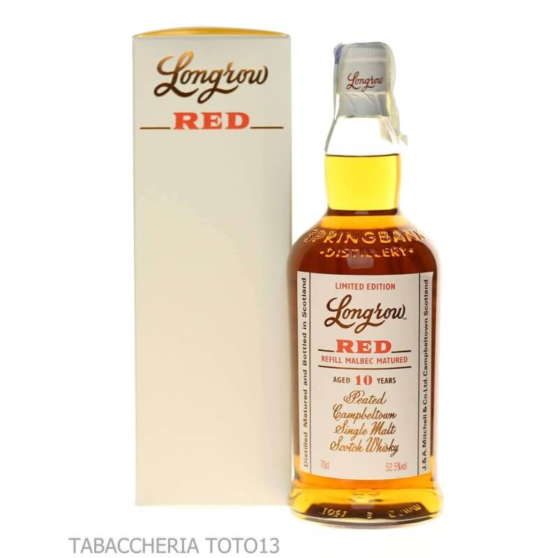 Longrow Red Malbec cask 10 Y.O. limited edition Vol.52,5% Cl.70