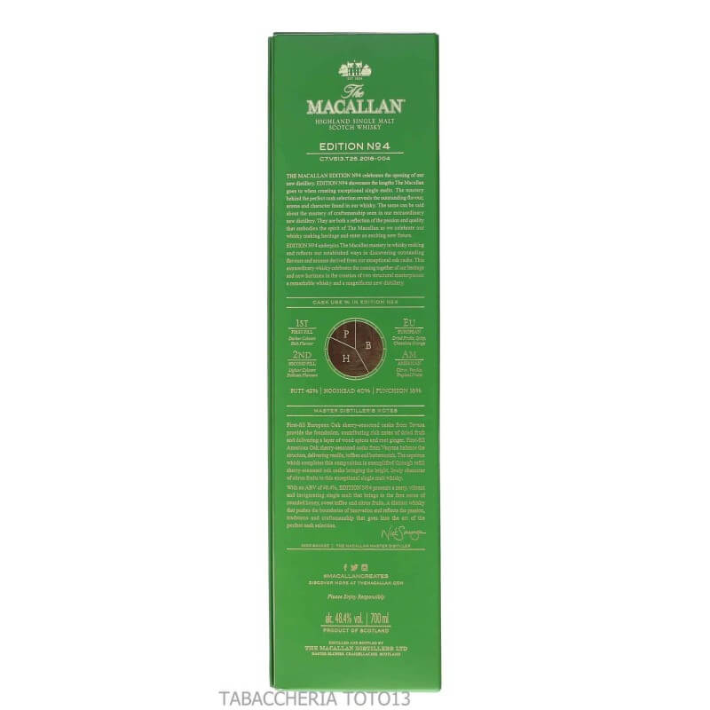 Macallan Edition N°4 Vol.48,4% Cl.70 - Macallan Distillery