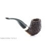 Pipe Brebbia Tsuge design curved egg shape rock finish - Brebbia Pipe