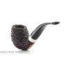 Pipe design Brebbia Tsuge courbe en forme d'oeuf finition rock Brebbia Pipe Brebbia