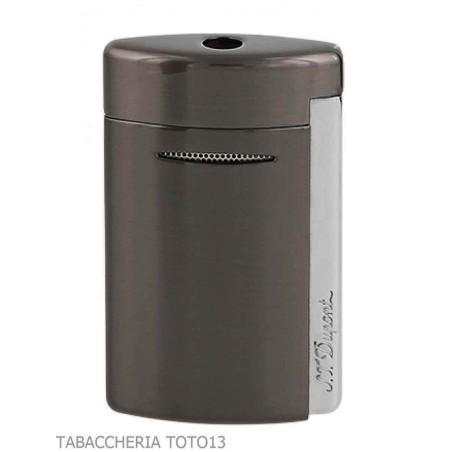 St. Dupont minijet dark satin chrome gunmetal - Lighters - Metal