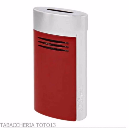 Accendino St Dupont megajet rosso e cromo - Accendini