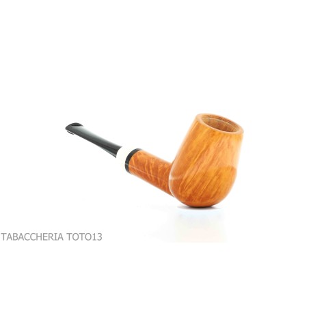 Pipe de Gheppo forme de billard cutty avec la finition naturelle brillante de bruyère - Pipe Pour le Tabac - Racine naturelle