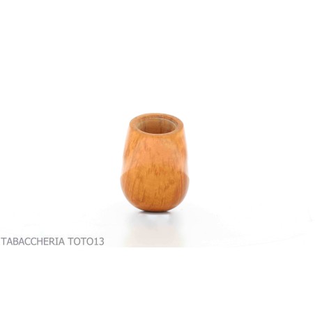 Pipe de Gheppo forme de billard cutty avec la finition naturelle brillante de bruyère - Pipe Pour le Tabac - Racine naturelle