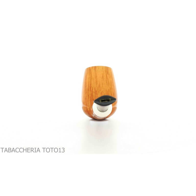 Pipa Gheppo forma de cutty de billar con acabado de brezo natural brillante - Gheppo Italian Pipes