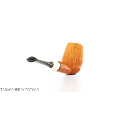 Pipe de Gheppo forme de billard cutty avec la finition naturelle brillante de bruyère - Pipe Pour le Tabac - Racine naturelle