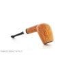 Gheppo pipe billiard cutty shape with glossy natural briar finish - Gheppo Italian Pipes