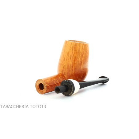 Pipe de Gheppo forme de billard cutty avec la finition naturelle brillante de bruyère - Pipe Pour le Tabac - Racine naturelle