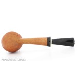 Gheppo halbgebogene Brandypfeife mit sandgestrahltem Bruyère-Finish-Gheppo Italian Pipes
