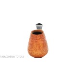 Gheppo halbgebogene Brandypfeife mit sandgestrahltem Bruyère-Finish-Gheppo Italian Pipes