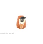 Gheppo halbgebogene Brandypfeife mit sandgestrahltem Bruyère-Finish-Gheppo Italian Pipes