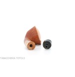 Gheppo semi-curved Dublin shaped pipe with sandblasted briar finish-Gheppo Italian Pipes