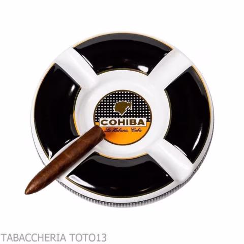 Cenicero Cohiba redondo para puros con logo - Accesorios Del Cigarro