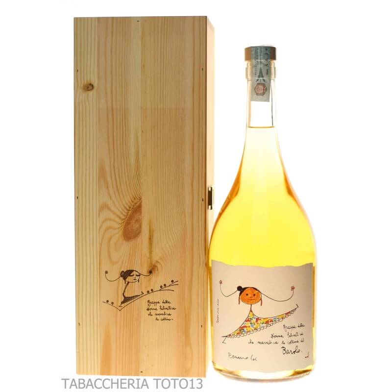 Grappa Levi Romano de la mujer salvaje Barolo Vol.42% Cl.150 Levi Serafino distilleria Grappe