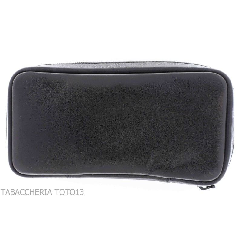 Sac Arcadia pour 2 pipes et fume tabac en cuir divers coloris - Arcadia
