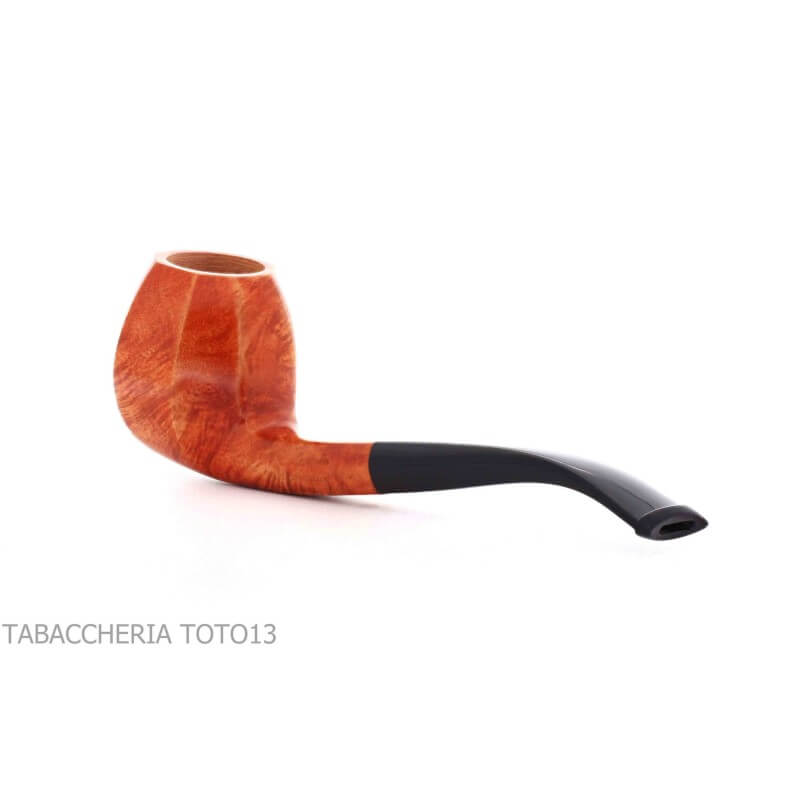 Mastro Geppetto Pfeife Bent Apple Form in natürlichem Bruyère - Mastro Geppetto Pipe