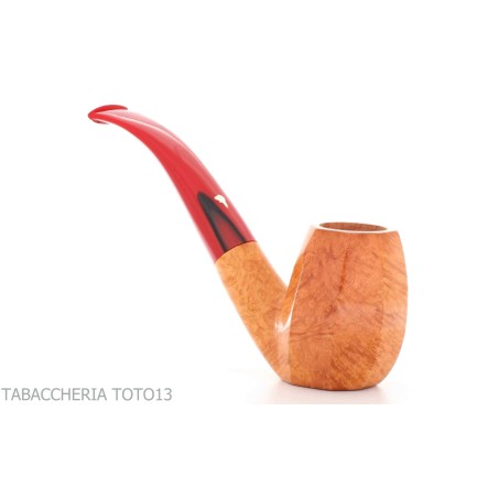 Pipa Mastro Geppetto Billar Bent natural burl - Pipas de Tabaco