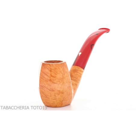 Pipa Mastro Geppetto Billar Bent natural burl - Pipas de Tabaco