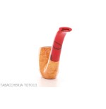 Pipe Mastro Geppetto Loupe naturelle Bent Billiard - Pipe Pour le Tabac - Racine naturelle