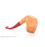 Mastro Geppetto Pfeife Bent Billiard Natur Wurzelholz - Tabakpfeifen