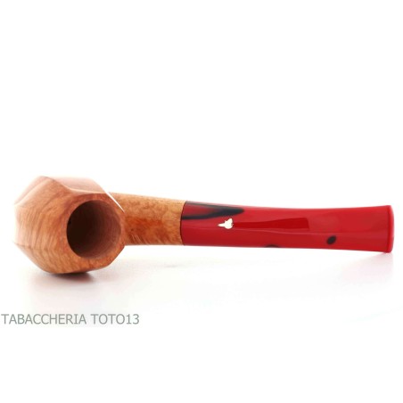 Pipe Mastro Geppetto Loupe naturelle Bent Billiard - Pipe Pour le Tabac - Racine naturelle