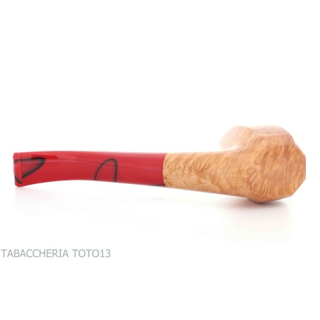 Pipa Mastro Geppetto Billar Bent natural burl - Pipas de Tabaco