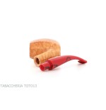 Pipe Mastro Geppetto Loupe naturelle Bent Billiard - Pipe Pour le Tabac - Racine naturelle