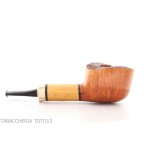Pipe en forme de pot Gheppo avec finition en bruyère naturelle brillante - Pipe Pour le Tabac