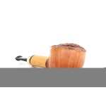 Pipe en forme de pot Gheppo avec finition en bruyère naturelle brillante - Pipe Pour le Tabac