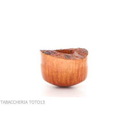 Pipe en forme de pot Gheppo avec finition en bruyère naturelle brillante - Pipe Pour le Tabac