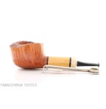 Pipe en forme de pot Gheppo avec finition en bruyère naturelle brillante - Pipe Pour le Tabac
