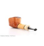 Pipe en forme de pot Gheppo avec finition en bruyère naturelle brillante - Pipe Pour le Tabac