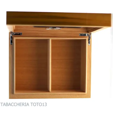 Gentili scatola umidificata per 40 sigari finitura faggio tre colori - Accessori Per Sigari