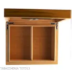 Gentili scatola umidificata per 40 sigari finitura faggio tre colori - Accessori Per Sigari