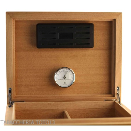 Gentili humidified box for 40 cigars, three colors beech finish - Accessories Cigar - Wood