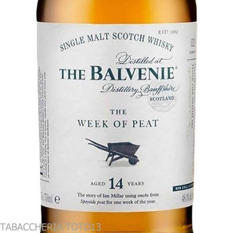 The Balvenie 14 Y.O. the week of peat Cl.70 Vol.48,3% - Balvenie Distillery