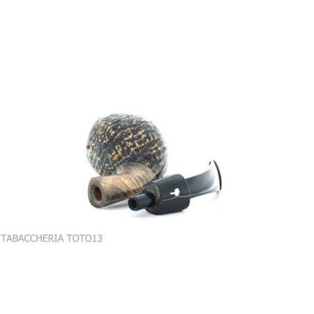 Mastro Geppetto curved Egg pipe in sandblasted briar Mastro Geppetto Pipe Mastro Geppetto